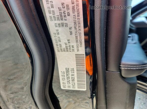 1C4RJYB67P8795922 2023 JEEP GRAND Black Widok naklejki z numerem VIN