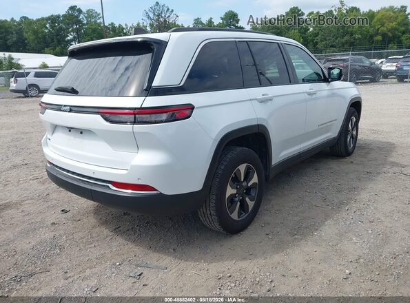 1C4RJYB67R8520487 2024 JEEP GRAND CHEROKEE 4XE White Задня права чверть
