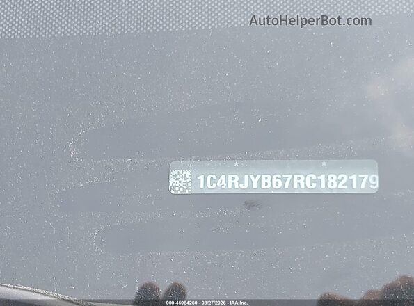 1C4RJYB67RC182179 2024 JEEP GRAND CHEROKEE 4XE Черный Вид подкапотного пространства