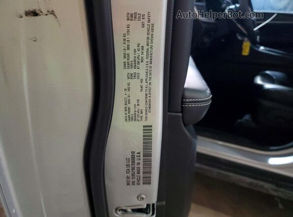 1C4RJYB67S8698910 2025 JEEP GRAND Silver Vista de la etiqueta del VIN