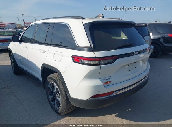 1C4RJYB69N8756018 2022 JEEP GRAND CHEROKEE 4XE White უკანა მარცხენა