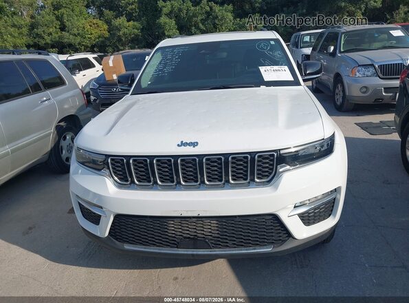 1C4RJYB69N8756018 2022 JEEP GRAND CHEROKEE 4XE White ხელსაწყოთა პანელის ხედი