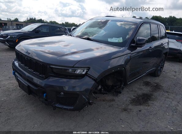 1C4RJYB69P8905367 2023 JEEP GRAND CHEROKEE 4XE Серый Передняя левая четверть