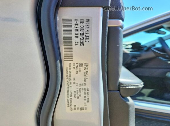 1C4RJYB69PC623467 2023 JEEP GRAND Silver Панорамний вид салону 360°