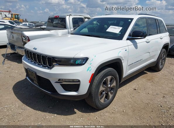 1C4RJYB69RC203310 2024 JEEP GRAND CHEROKEE 4XE White წინა მარცხენა ხედი სამი მეოთხედიდან
