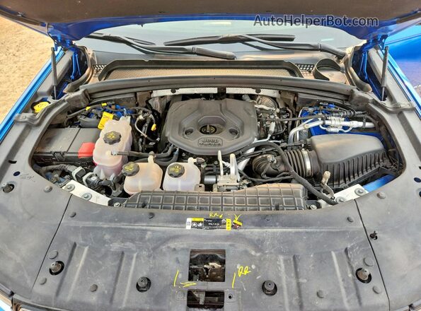 1C4RJYD63P8862142 2023 JEEP GRAND Синий Вид подкапотного пространства