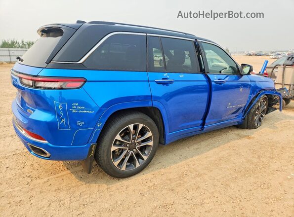 1C4RJYD63P8862142 2023 JEEP GRAND Синий Задняя правая четверть