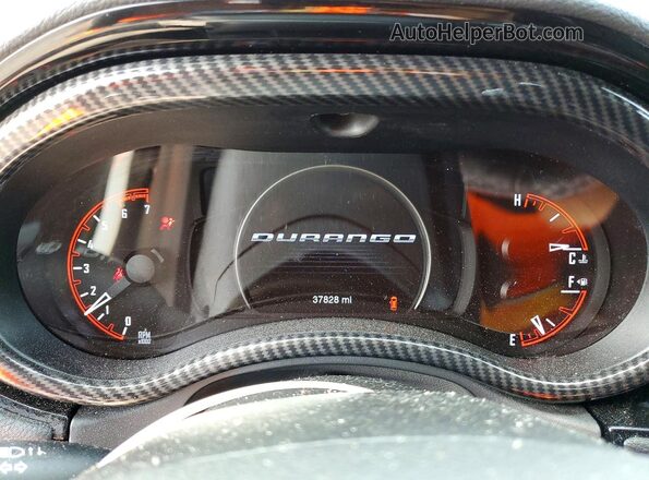 1C4SDHCT0RC143415 2024 DODGE DURANGO Red Instrument cluster view