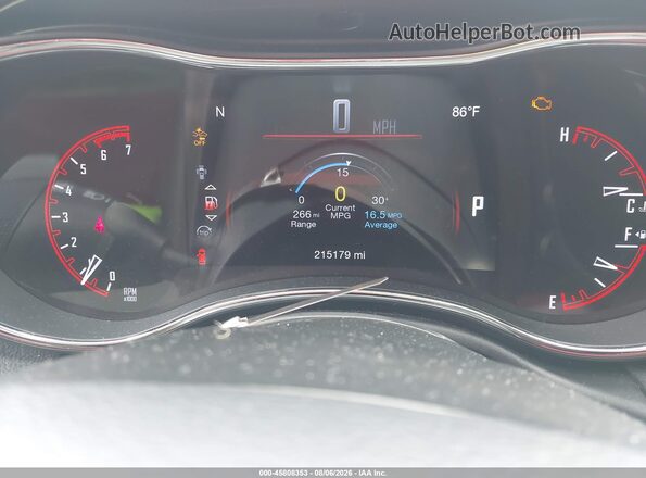 1C4SDHCT2GC373633 2016 DODGE DURANGO Silver Հետևի նստատեղերի տեսք