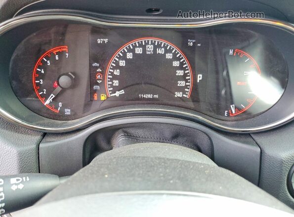 1C4SDHCT3JC290106 2018 DODGE DURANGO Maroon Սարքավորումների վահանակի տեսք