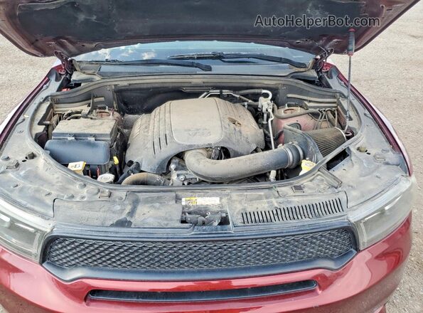 1C4SDHCT3JC290106 2018 DODGE DURANGO Maroon Սալոնի հետևի տեսք