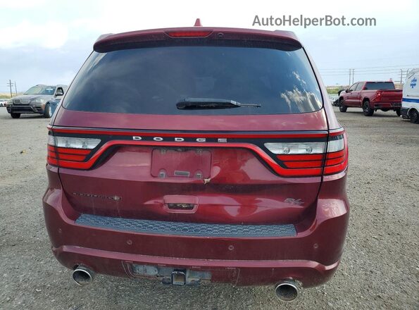 1C4SDHCT3JC290106 2018 DODGE DURANGO Maroon Հետևի տեսք