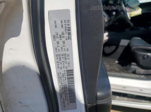1C4SDHCT5LC260107 2020 DODGE DURANGO Белый Вид наклейки с VIN-кодом