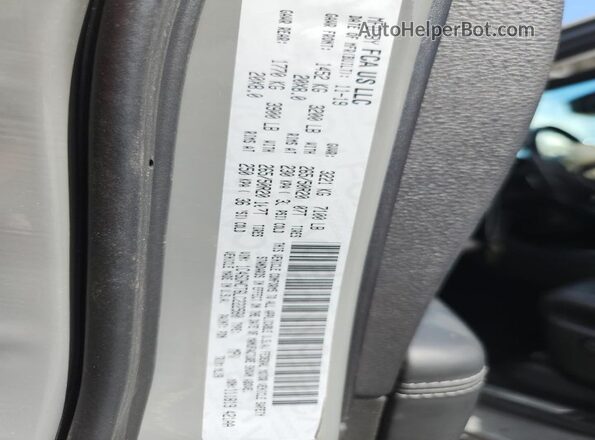 1C4SDHCT6LC222580 2020 DODGE DURANGO Silver Սալոնի 360 աստիճան տեսք