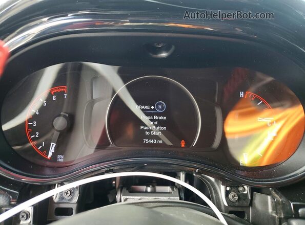 1C4SDHCT6PC553276 2023 DODGE DURANGO White Вид щитка приладів
