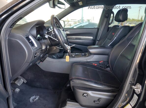 1C4SDHCT7GC424382 2016 DODGE DURANGO Black Front interior view