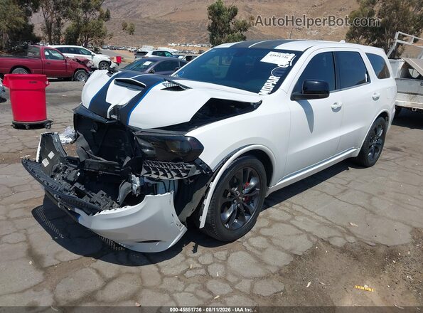 1C4SDHCT8LC114381 2020 DODGE DURANGO White Vista tres cuartos delantera izquierda