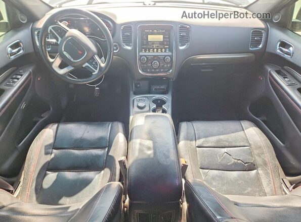 1C4SDHCT9HC628991 2017 DODGE DURANGO Black Dashboard view