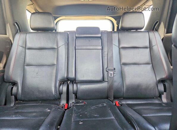 1C4SDHCT9HC628991 2017 DODGE DURANGO Black Rear seats view