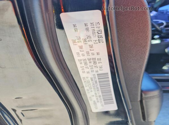 1C4SDHCT9LC154730 2020 DODGE DURANGO Black Вид наклейки з VIN-кодом