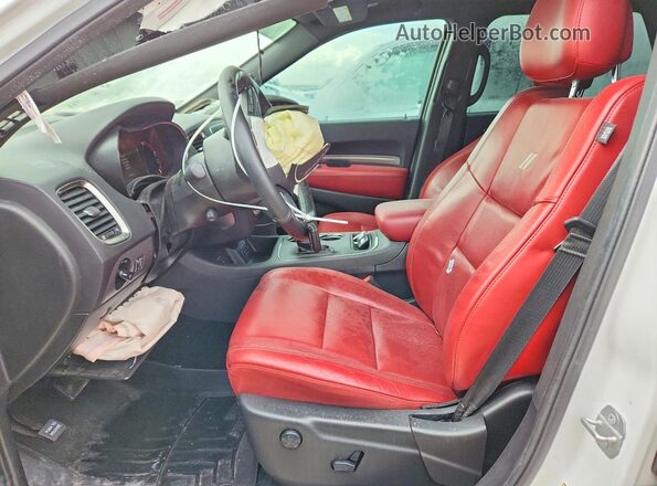 1C4SDHCTXKC721560 2019 DODGE DURANGO Белый Вид салона спереди