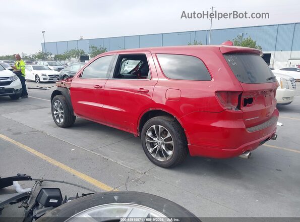 1C4SDHCTXKC779507 2019 DODGE DURANGO Red უკანა მარცხენა