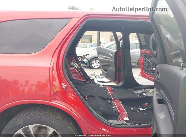 1C4SDHCTXKC779507 2019 DODGE DURANGO Red VIN კოდის სტიკერის ხედი