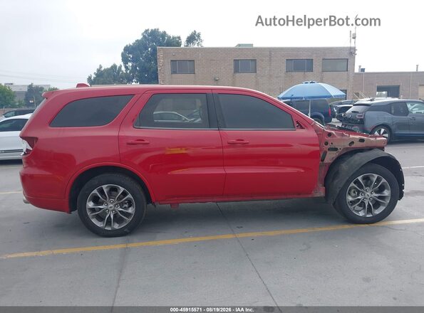 1C4SDHCTXKC779507 2019 DODGE DURANGO Red სალონის 360-გრადუსიანი ხედი