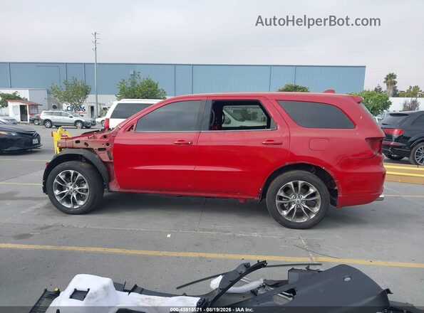 1C4SDHCTXKC779507 2019 DODGE DURANGO Red 