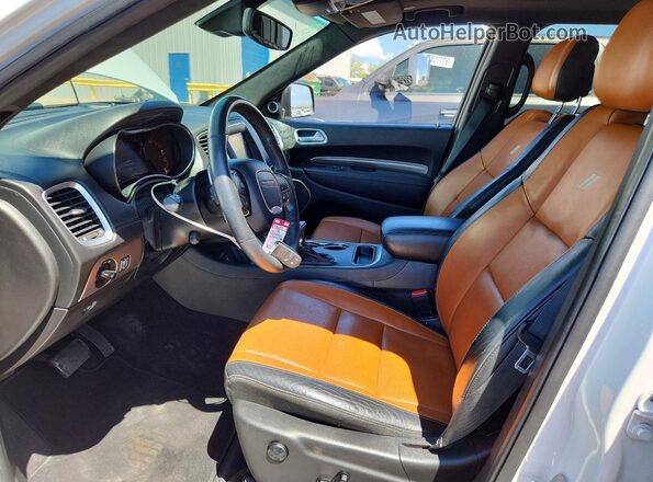 1C4SDHET2JC370073 2018 DODGE DURANGO White Vista interior delantera