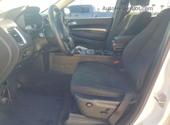 1C4SDHFT7JC490059 2018 DODGE DURANGO White Вид салону спереду