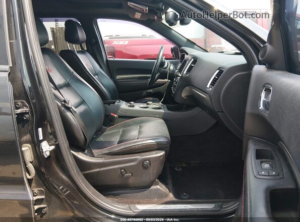 1C4SDJCT0GC353906 2016 DODGE DURANGO Black წინა სალონის ხედი