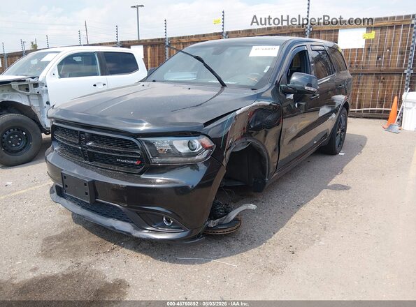 1C4SDJCT0GC353906 2016 DODGE DURANGO Black წინა მარცხენა ხედი სამი მეოთხედიდან