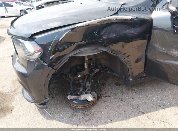 1C4SDJCT0GC353906 2016 DODGE DURANGO Black წინა ხედი
