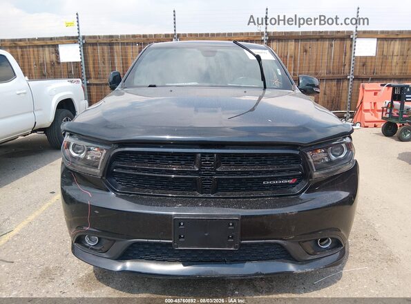 1C4SDJCT0GC353906 2016 DODGE DURANGO Black უკანა სალონის ხედი