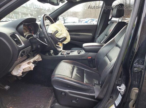 1C4SDJCT0HC926157 2017 DODGE DURANGO Black Вид салону спереду