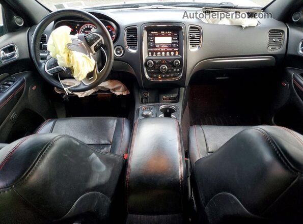 1C4SDJCT0HC926157 2017 DODGE DURANGO Black Вид панелі приладів