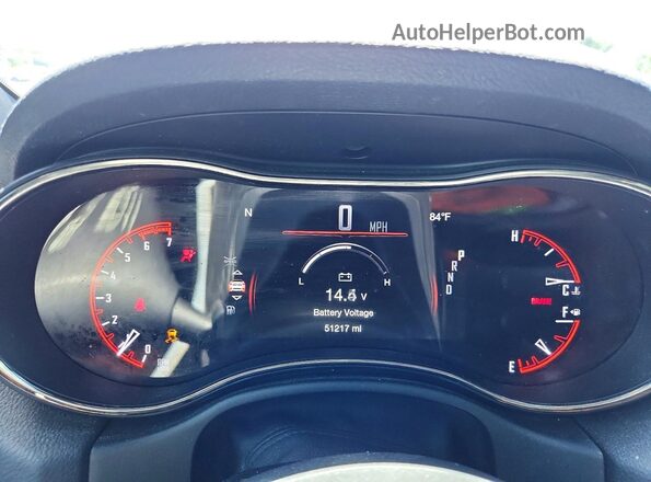 1C4SDJCT0LC193052 2020 DODGE DURANGO Белый Вид щитка приборов