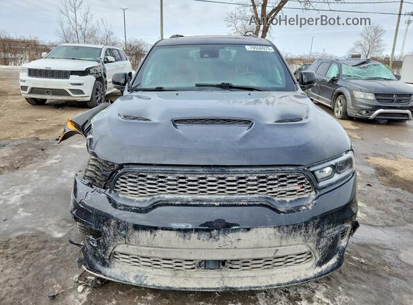 1C4SDJCT0MC572151 2021 DODGE DURANGO Black Вид спереду