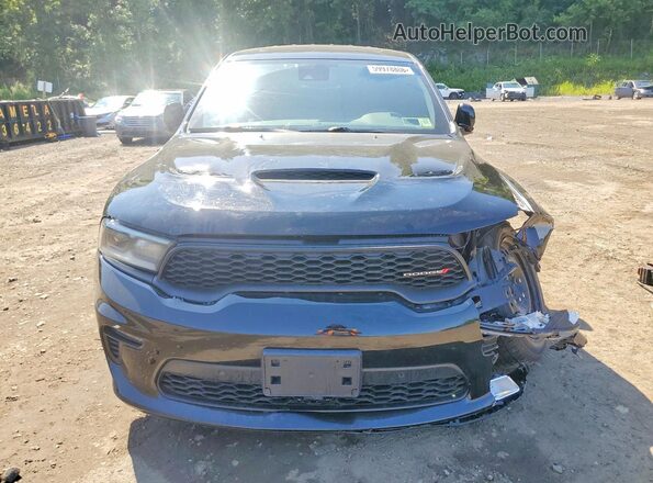 1C4SDJCT0NC106060 2022 DODGE DURANGO Black Вид спереду