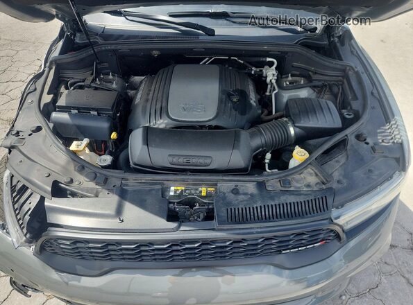 1C4SDJCT0NC222505 2022 DODGE DURANGO Gray Vista del compartimento del motor
