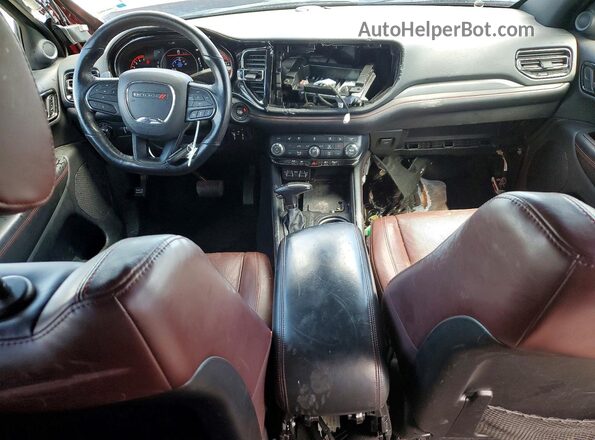 1C4SDJCT0PC694173 2023 DODGE DURANGO Бордовый Вид панели приборов