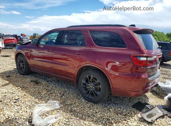 1C4SDJCT0PC694173 2023 DODGE DURANGO Бордовый Задняя левая четверть