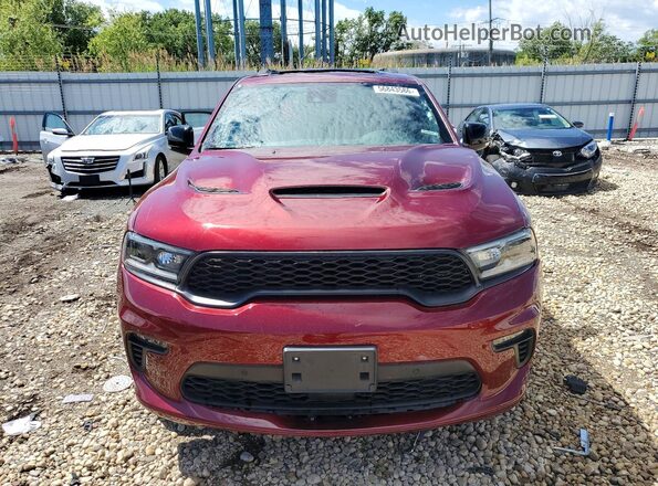 1C4SDJCT0PC694173 2023 DODGE DURANGO Бордовый Вид спереди