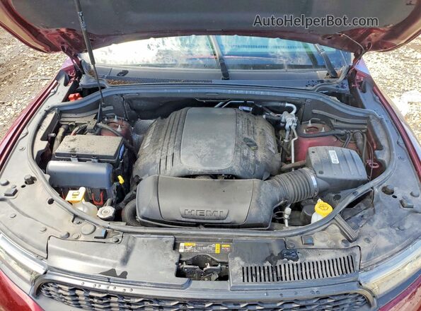 1C4SDJCT0PC694173 2023 DODGE DURANGO Бордовый Вид подкапотного пространства