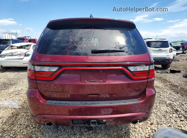 1C4SDJCT0PC694173 2023 DODGE DURANGO Бордовый Вид сзади