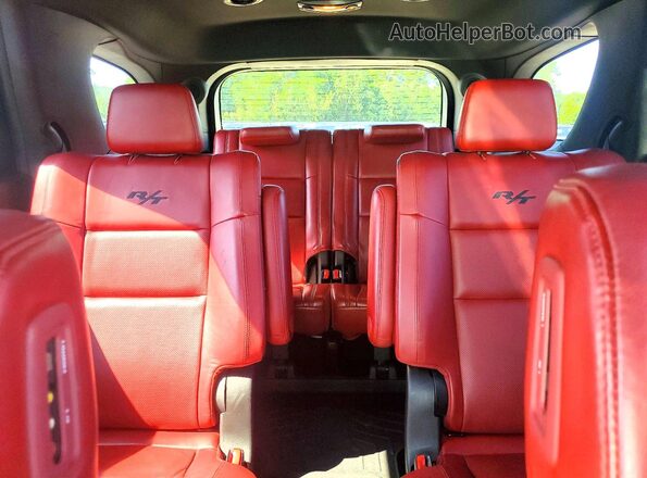 1C4SDJCT1JC185927 2018 DODGE DURANGO White Вид задніх сидінь