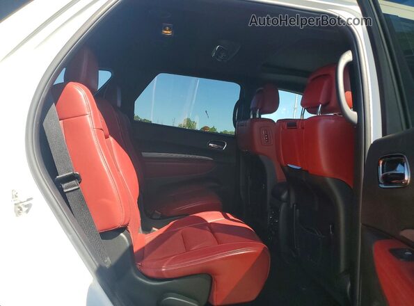 1C4SDJCT1JC185927 2018 DODGE DURANGO White Вид задньої частини салону