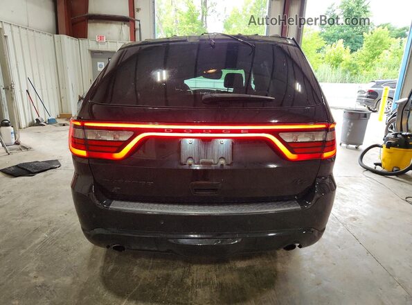 1C4SDJCT1KC573127 2019 DODGE DURANGO Black Widok z tyłu
