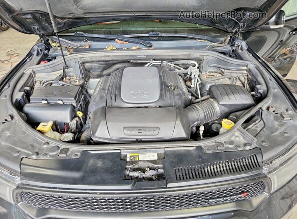 1C4SDJCT1KC573127 2019 DODGE DURANGO Black Widok komory silnika
